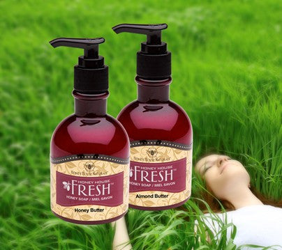 Honey House Liquid Hand and Body Soap (Almond or Honey Butter)